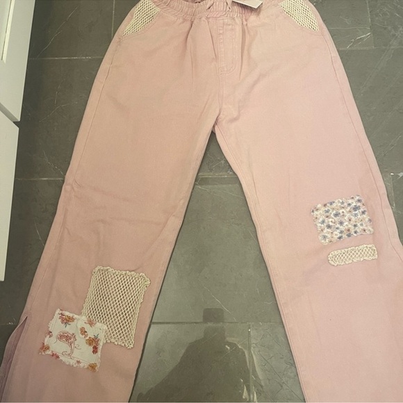 POL VINTAGE PATCH DRAWSTRING PANTS!!! Absolutely adorable! QUALITY!!! L - Picture 6 of 9